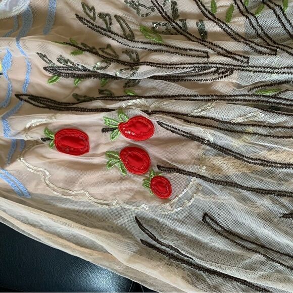 ZARA TAN MIDI SKIRT - Picture 14 of 14